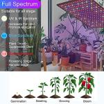 Uallhome 2 Pack Full Spectrum LED Grow Lights