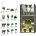 4-Tier Clear Acrylic Plant Shelves for Windows