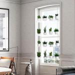 4-Tier Clear Acrylic Plant Shelves for Windows