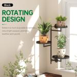 3-Tier Rotating Window Plant Shelf Stand