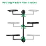 3-Tier Rotating Window Plant Shelf Stand