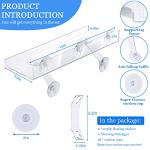Transparent Acrylic Window Plant Shelf Set