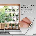 4-Tier Clear Acrylic Plant Shelves for Windows