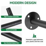 Uoveya 31.5In Black Hanging Plant Rod