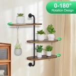 VyGrow 3-Tier Rotating Window Plant Shelf
