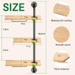 3-Tier Rotating Indoor Plant Shelf Stand