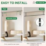 Uoveya 31.5In Black Hanging Plant Rod