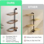 VyGrow 3-Tier Rotating Window Plant Shelf