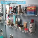 2-Pack Acrylic Window Plant Shelves with Suction Cups