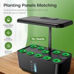 Ahopegarden Indoor Hydroponics Grow System with LED Light