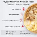 Organic Golden Oyster Mushroom Growing Kit for Beginners