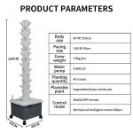 TIRUSS 15-Layer Vertical Hydroponic Grow Tower