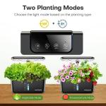 Ahopegarden Indoor Hydroponics Grow System with LED Light