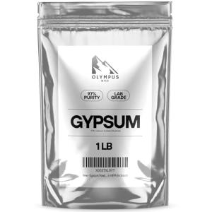 Pure Gypsum Powder for Soil and Gardens, 1 lb