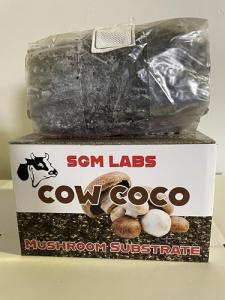 Coco Mushroom Substrate with Cow Manure - 5 lbs