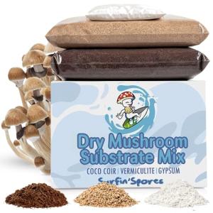 Surfin' Spores Mushroom Substrate Mix for 10 lbs