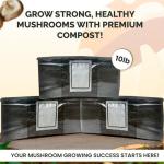 Organic Mushroom Growing Compost | 10 lb Pack