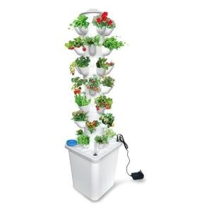7 Layer 35 Pots Vertical Hydroponic Tower Garden System, Hydroponic Grow Tower Kit with Water Pump Timer Including & Smart Plug, for Vegetable Herb Fruit, Gardening Lover Plants Grow Kit Tower