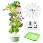 Lifello Hydroponics Growing System Tower, 9 Layers 36 Plant Spots Hydroponics Growing System Kit Tower, Vertical Hydroponic Garden Tower for Indoor & Outdoor, Space-Saving Hydroponic Tower Garden