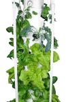 ALTO GARDEN GX Hydroponic Tower | Vertical Planter Tower | Hydroponics Growing System Kit | Food Grade with 24 Net Pots (with LED Grow Lights)