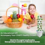 7 Layer 35 Pots Vertical Hydroponic Tower Garden System, Hydroponic Grow Tower Kit with Water Pump Timer Including & Smart Plug, for Vegetable Herb Fruit, Gardening Lover Plants Grow Kit Tower