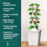 Hydroponics Growing System,30-Plants Indoor Vertical Tower System Kit,Hydroponic Germination Kit for Gardening Lover
