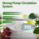 Lifello Hydroponics Growing System Tower, 9 Layers 36 Plant Spots Hydroponics Growing System Kit Tower, Vertical Hydroponic Garden Tower for Indoor & Outdoor, Space-Saving Hydroponic Tower Garden