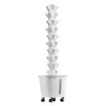 VEVOR Hydroponic Growing System, 50 Pods Vertical 10 Tiers Hydroponic Tower, Rolling Hydronic Garden with Water Pump & Wheels, Indoor Plants Germination Kit for Herbs Fruits & Vegetables