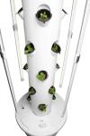 ALTO GARDEN GX Hydroponic Tower | Vertical Planter Tower | Hydroponics Growing System Kit | Food Grade with 24 Net Pots (with LED Grow Lights)