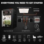 Spider Farmer 4x4ft Grow Tent Kit with LED