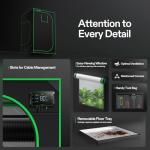 VIVOSUN 4x4 High Reflective Hydroponic Grow Tent