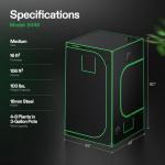 VIVOSUN 4x4 High Reflective Hydroponic Grow Tent