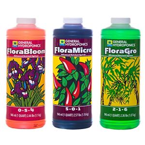 General Hydroponics Flora Series 3-Part Nutrient System