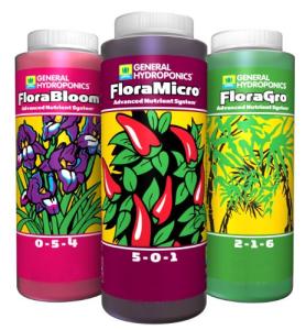 General Hydroponics Flora Series 16oz Trio