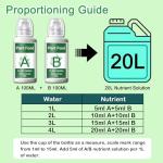 Hydroponic Plant Nutrients A&B - 1000ml