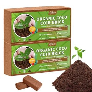 Organic Coco Coir Bricks - Natural Plant Soil