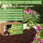 2 Pcs Organic Coconut Coir Bricks for Gardening