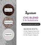 Organic CVG Substrate Blend for Easy Mushroom Growing