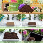 2 Pcs Organic Coconut Coir Bricks for Gardening