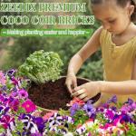 2 Pcs Organic Coconut Coir Bricks for Gardening