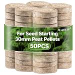 50PCS Peat Pellets for Seed Starting
