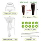 67-Piece Hydroponics Seed Pod Kit