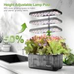 Hydroponics Indoor Garden Kit with LED Grow Light