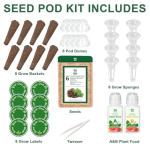 Versatile Lettuce Seed Pod Kit for Hydroponics
