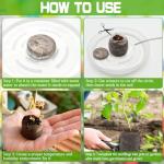 200 Peat Pellet Seed Starters for Easy Gardening