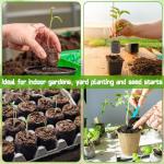 200 Peat Pellet Seed Starters for Easy Gardening