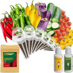 Salsa Garden Hydroponic Seed Pod Kit with 400+ Seeds