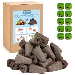 50 Pack Square Seed Starter Pods for Hydroponics
