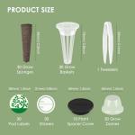 161-Piece Hydroponic Seed Pod Starter Kit