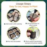Eco-Friendly Seed Starter Pods - 80-Pack